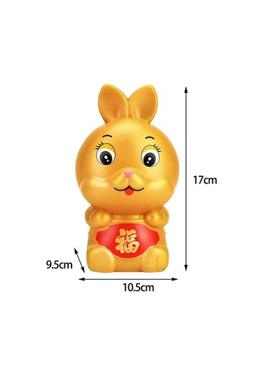 Dolıty Tavşan Kumbara Çalışma Masası Para Tasarrufu Oğlan 10.5cmx9.5cmx17cm