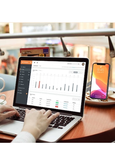 Laptop - Monitör Yanı Telefon Tutucu Mıknatıslı Sj05-Gümüş