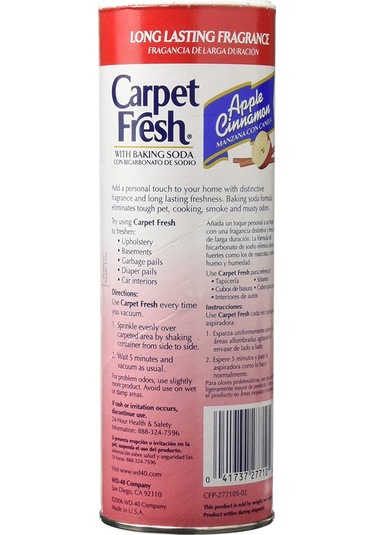 Carpet Fresh Apple Cinnamon Halı ve Oda Kokusu Toz 396 G