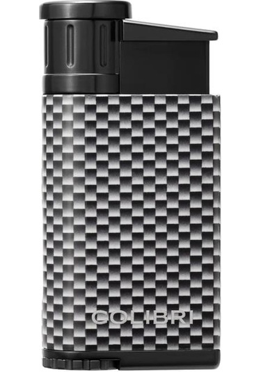 Evo Tek Torch Pürmüz Gümüş Karbonfiber Puro Çakmağı