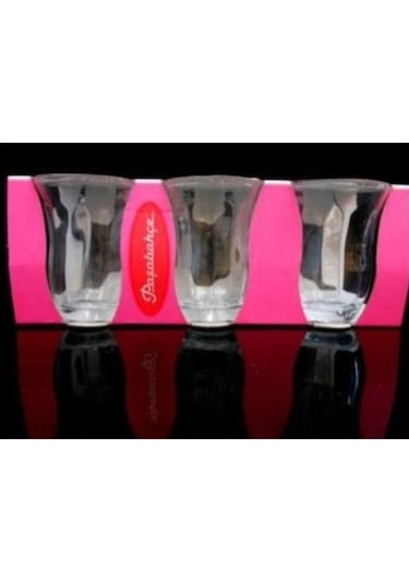 Paşabahçe 42191 Optikli Çay Bardağı 95 CC 6 Lı Şeffaf