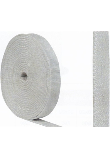 Cam Elyaf Şerit Egsoz Sargısı Yanmaz Amyant 25x2mm - 20 Metre