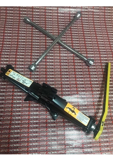 Oto Krikosu 1.5 Ton Makas Cırcır Araç Kriko + Bijon Anahtarı