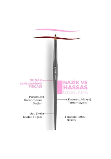 Alix Avien İnce Uçlu Dudak Fırçası Lip Liner Brush