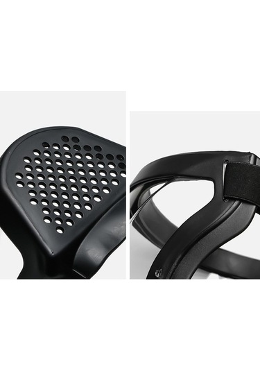 Trendooze Yüz Tam Siyah Sıçrama Şeffaf Önleyici Önleyici Kapağı Kalkanı Güvenlik Gri Buğu + İl