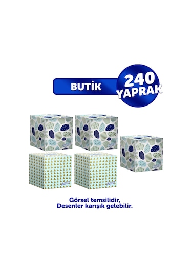 Selpak® Butik Kutu Mendil 5'li