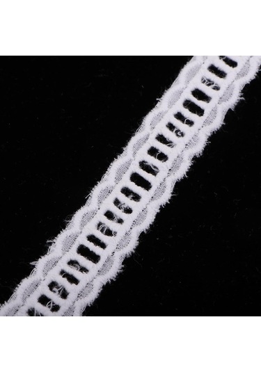 Suntek 5yds Pileli Kenar Bandı Sıkı Pamuk Fırfırlı Trimler