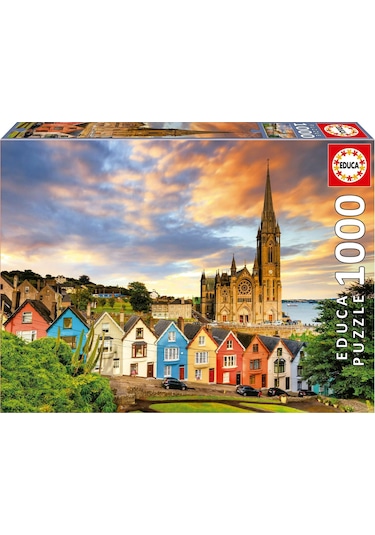 Educa 1000 Parça İrlanda Cobh Katedrali Puzzle - 19927 - Cobh Cathedral Ireland