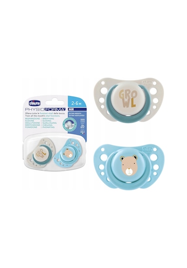 Chicco Physioforma Air 2'li Silikon Emzik 2-6 Ay Erkek
