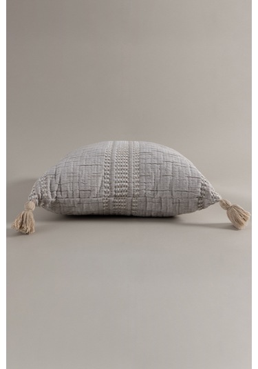 Koza Home Assos Bej Taş Yıkama Yastık 50x50 5039