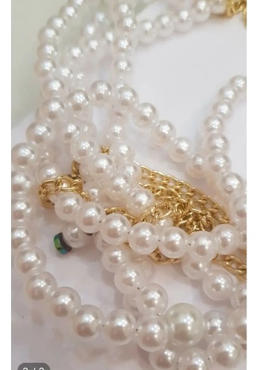 Magazin Dla Rukodel'nic Ip Gavrilov R N 22 Mm 50 Gr 9 Adet Büyük İnci Renkli İnci Boncuklar, Çanta Aksesuarları İçin 1