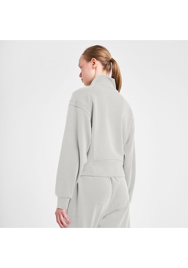 Lescon 25n-2105 Fermuarlı Sweatshırt Ekru