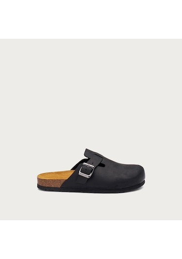 Nero Black Terlik Erkek 19r9 Frau Crazy-s Open Shoe/mule Siyah