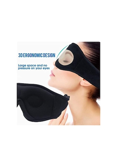 Suofeng Uyku Maske Ve Bluetooth Kulaklık 2'li Set: Işık Engelleyici, Hıfı Ses, 10 Saat Çalışma Süresi İle Uyku Yardımı