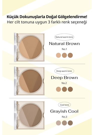 Doğal Görünüm Sunan 3 Lü Kontür Kiti Perıpera V Shading 002 Deep Brown