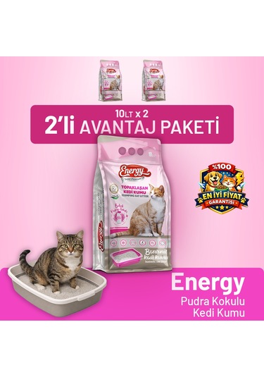 Kedi Kumu Pudra Kokulu 10 Lt - 2 Adet
