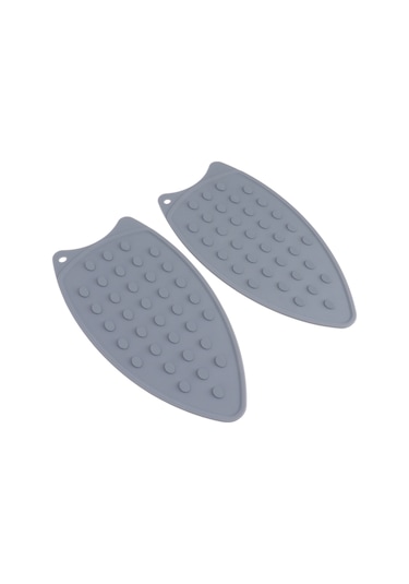 Kangvka 2 Adet Silikon Ütü Minderi, Isı Dayanıklı Koltuk/ütü Tahtası Koruyucu, Ütü Soğutucu, Yüksek Kaliteli, Temizliği Kolay, Gri Renk Gri Tarz