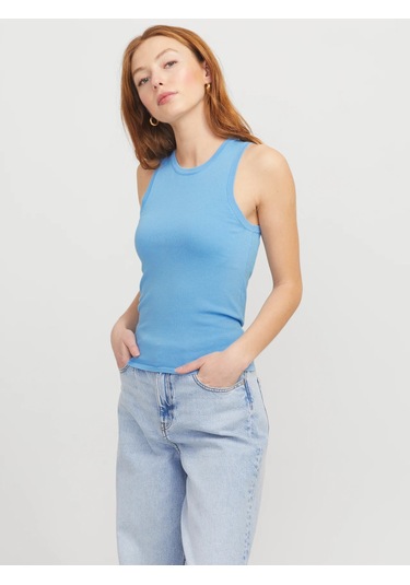 Jack & Jones Jxevelyn Comfy Top Knıt Sn Mavi