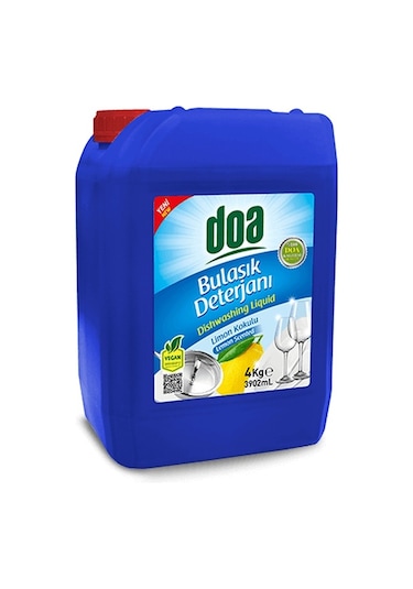 Doa Limon Kokulu Bulaşık Deterjanı 4 KG
