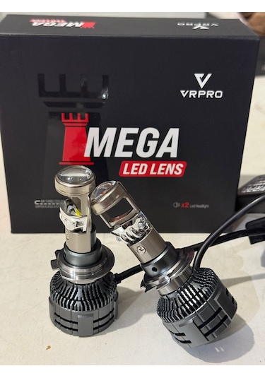 Yenilzd H7mercekli Mega Led Zenon 75w Güç 20.000lümen Garantili V