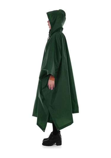 Leezsing Çok Amaçlı Ordu Yeşili Yağmurluk: Kamp Çadırı, Güneşlik Ve Su Geçirmez Seyahat Arkadaşı Ordu Yeşili Yeşil