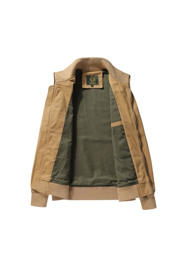 Sonbahar Retro İş Kıyafetleri Hava Kuvvetleri Erkek Pilot Ceketi Mavi