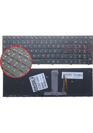 Monster Uyumlu Abra A5 V12.1 Klavye Işıklı (Siyah Tr) Ver.1 - Rgb Aydınlatma