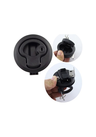 Nayomiglow Karavan Tuvalet Kapı Kilidi Deniz Güverte Kilidi Anahtarlı Zemin Kilidi Yuvarlak Kilit