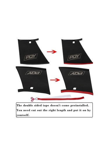 Novahub Subaru Stı 04-07 Pqy Arka Kanat Spoiler Desteği, Pqy Sticker İle Montaj