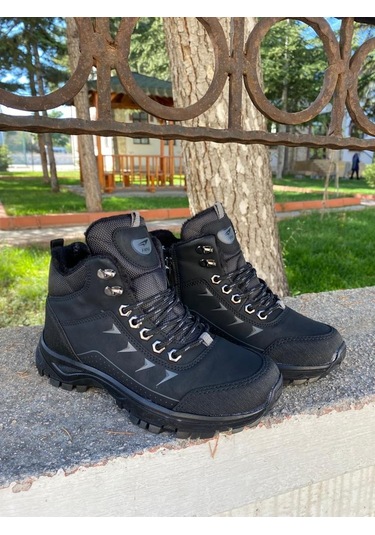 Pabuçhan 0941 Erkek Çocuk Suya Ve Soğuğa Dayanıklı Bot Siyah