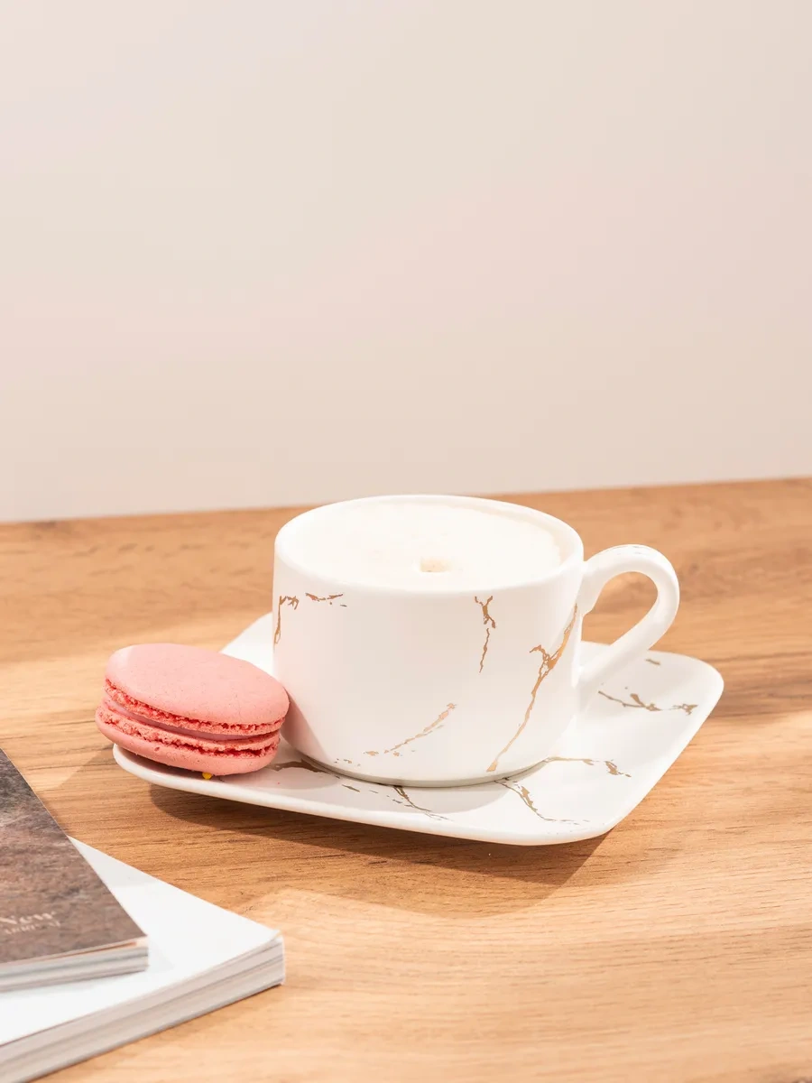 Atmosphere Of Art Estetica Fincan Seti 200 Ml, Porselen Kâğıt Ve Tabak 146177514 Beyaz