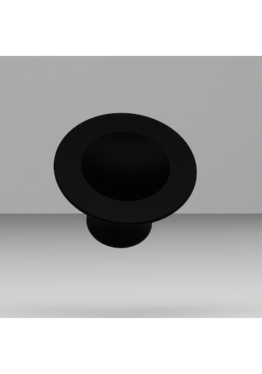 Mantar Dolap,çekmece,mobilya Kulbu 4 Adet Siyah