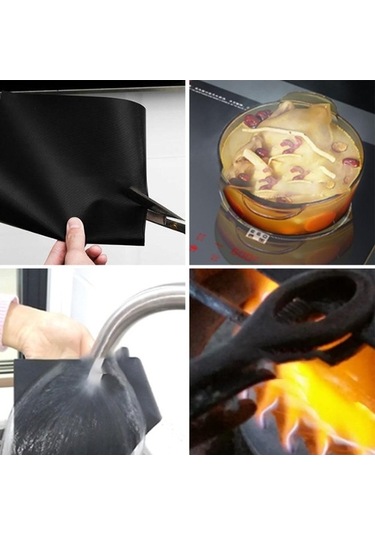 Pazly İndüksiyon Ocak Kapağı 52x78cm, Yalıtım Pedi, Sıcak Ped Soba, Mutfak Aksesuarı