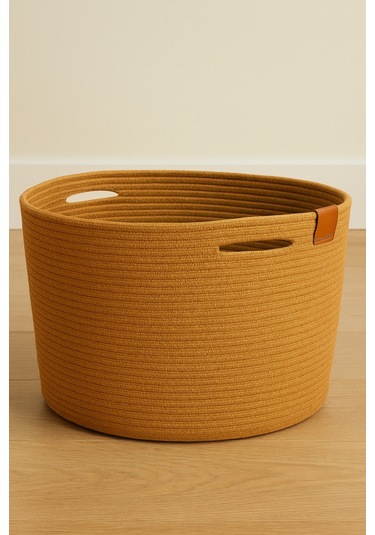 Camatschua Dekoratif Hasır 40 30 Cm Halat Sepet Çok Amaçlı Saklama & Düzenleme Sepeti Hasır