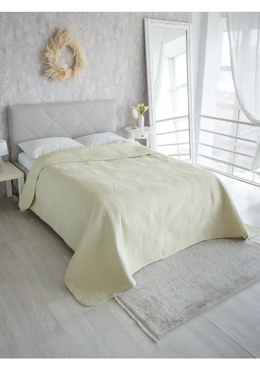 Marianna Yaprak Örtüsü 150x220 Yatak Ve Kanepe İç 63399847 Fildişi