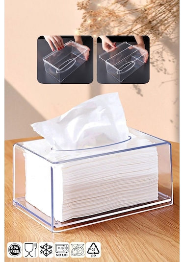 Nandy Home Clear Peçete Organizeri