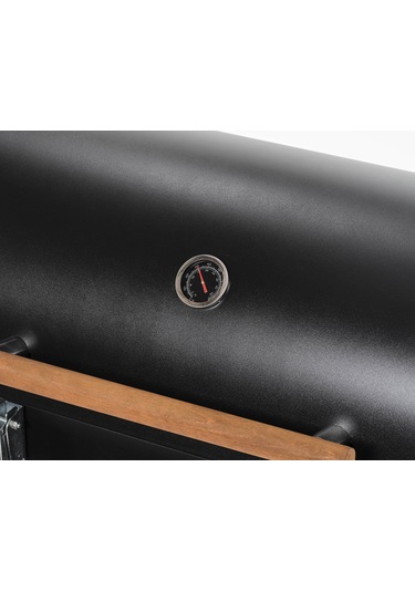 Grillord 75 Kömürlü Barbekü 2 Adet Döküm Izgaralı + Hediye Seti Önlük + Kılıf + 2 2 Kg Kömür Gümüş - Siyah