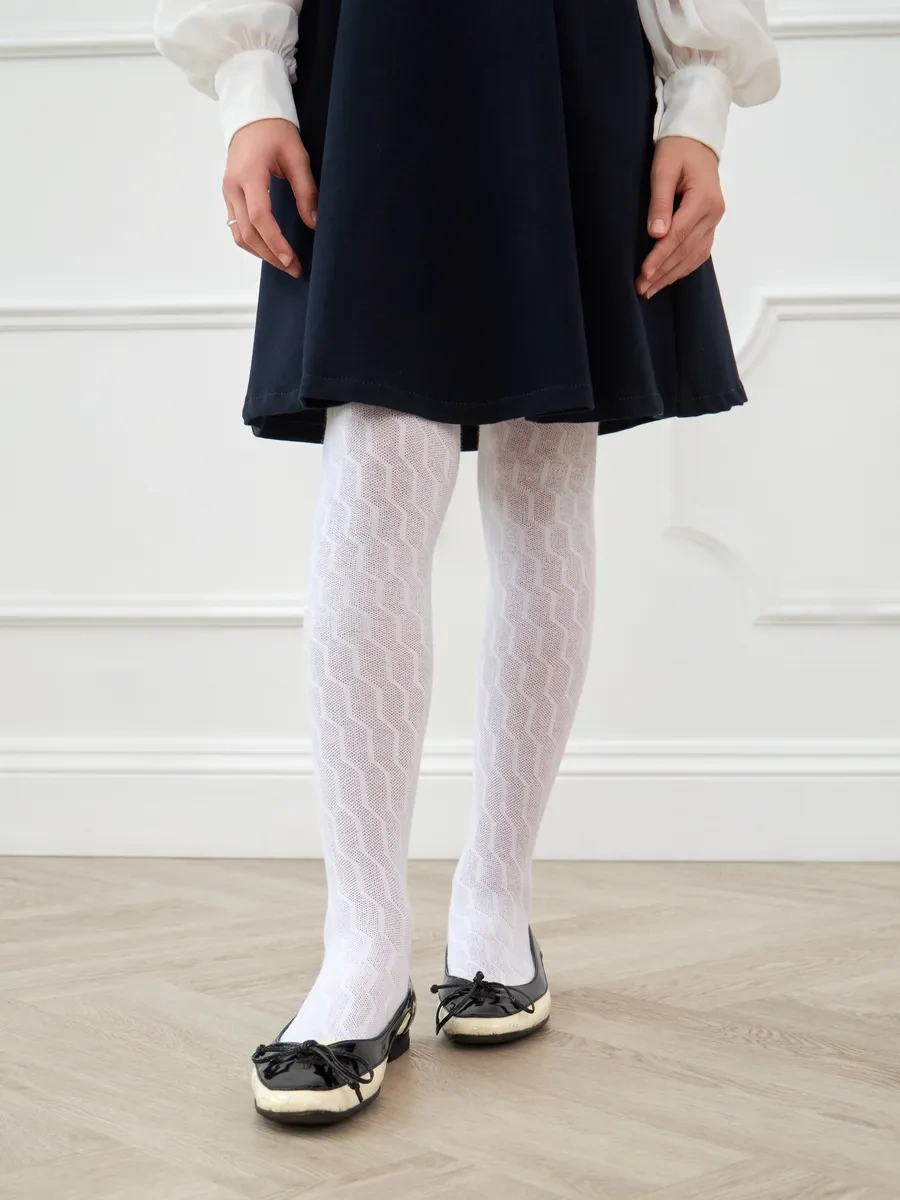 John Jeniford İskola Kadın Pamuklu Taytları 2'li Paket - Beyaz 462185349 Beyaz