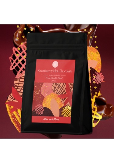 Mim And More Çilekli Sıcak Çikolata Strawberry Hot Chocolate 200 G