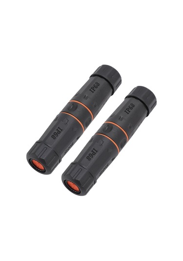 Fosenze Ip68 Su Ve Toz Dayanıklı Cat6a Rj45 Feme-feme Ethernet Koppleri, Dış Mekan İçin 2 Adet M23 Port, 250mhz, Cat5/cat5e/cat6 Uyumlu