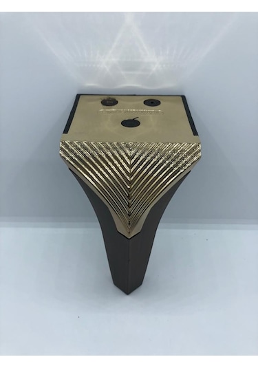 Plastik,venedik 15cm Ceviz-gold Koltuk,baza,mobilya Ayağı 4 Adet