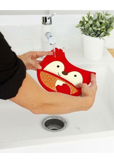 Skip Hop Zoo Silikon Önlük Tilki Skip Hop