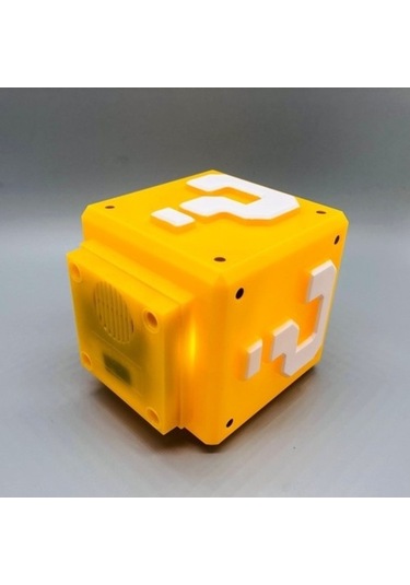 Fastbuy Lucky Power Mario Led Gece Lambası, Çok Renkli Sesli, Obtbg8, Renk Değişim Çok Renkli