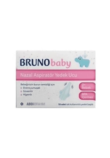 Bruno Baby Nazal Aspiratör Yedek Ucu 10'lu