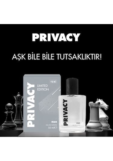 Privacy Men Limited Edition Erkek Parfüm EDT 3 x 50 ML