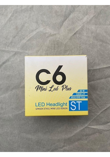 H7 Led Xenon Şimşek Etkili C6 Mini Led Plus