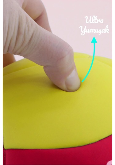 Voleybol Topu Soft Touch Yapıştırma Yumuşak Yüzey 18 Panel 5 Numa Beyaz - Kırmızı