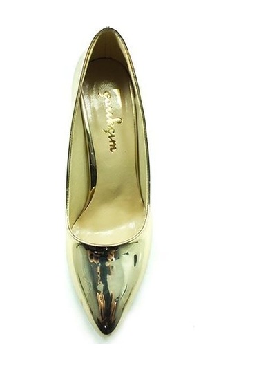 Çarıkçım Stiletto Kadın Ayakkabı Altın-ayna 61 700 001