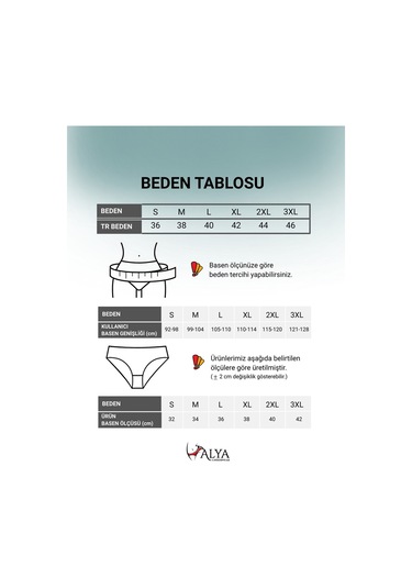 Alya Underwear Anne Kız Kombin Pamuklu Külot - Beyaz Slip İç Çamaşırı - 5'li Paket Yeşil P22