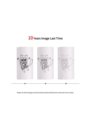 Shineyee 10'lu Paket 57x30mm 10 Yıllık Dayanıklı Termal Etiket Kağıdı - Suya, Yağa Ve Sürtünmeye Dayanıklı, Bisfenol A'sız, Yüksek Renk Doğruluğu